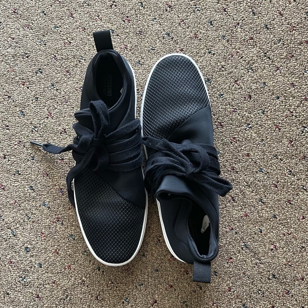 Black Kressi Lace Pull-Up Sneakers | size 10